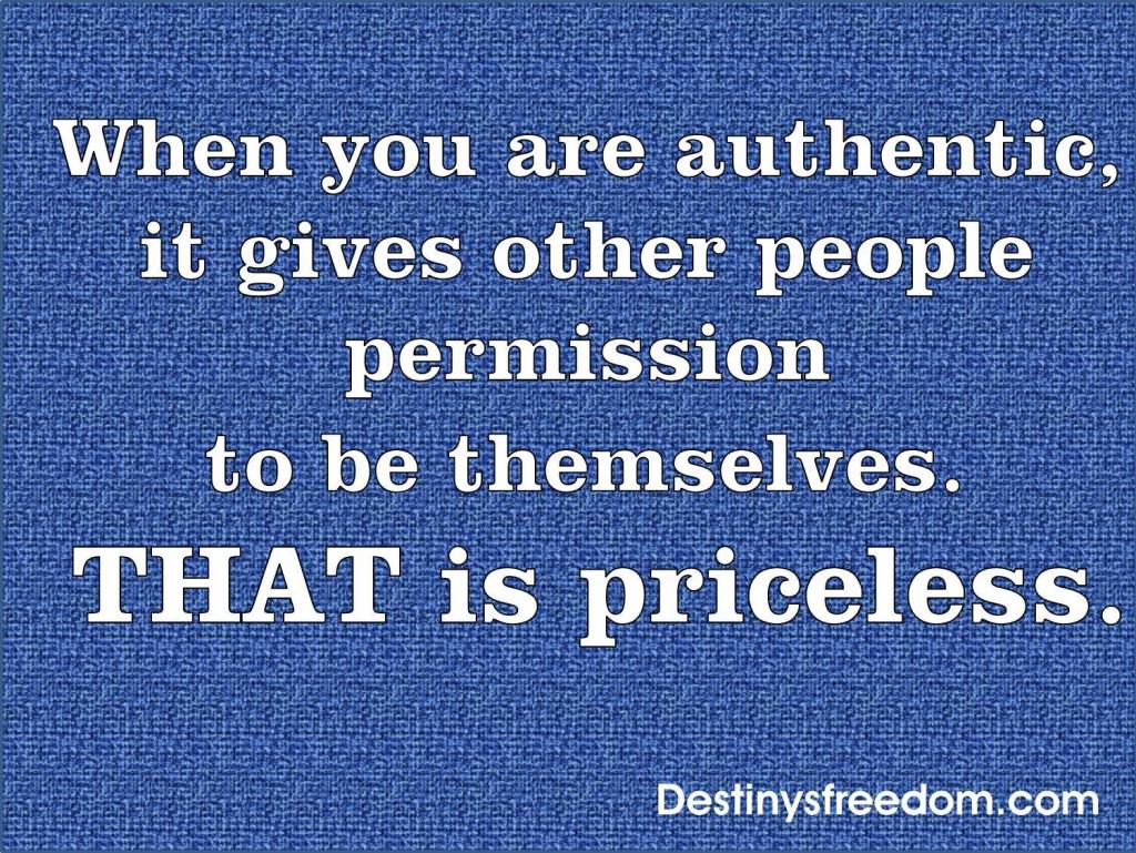 Q54 Authentic is Priceless